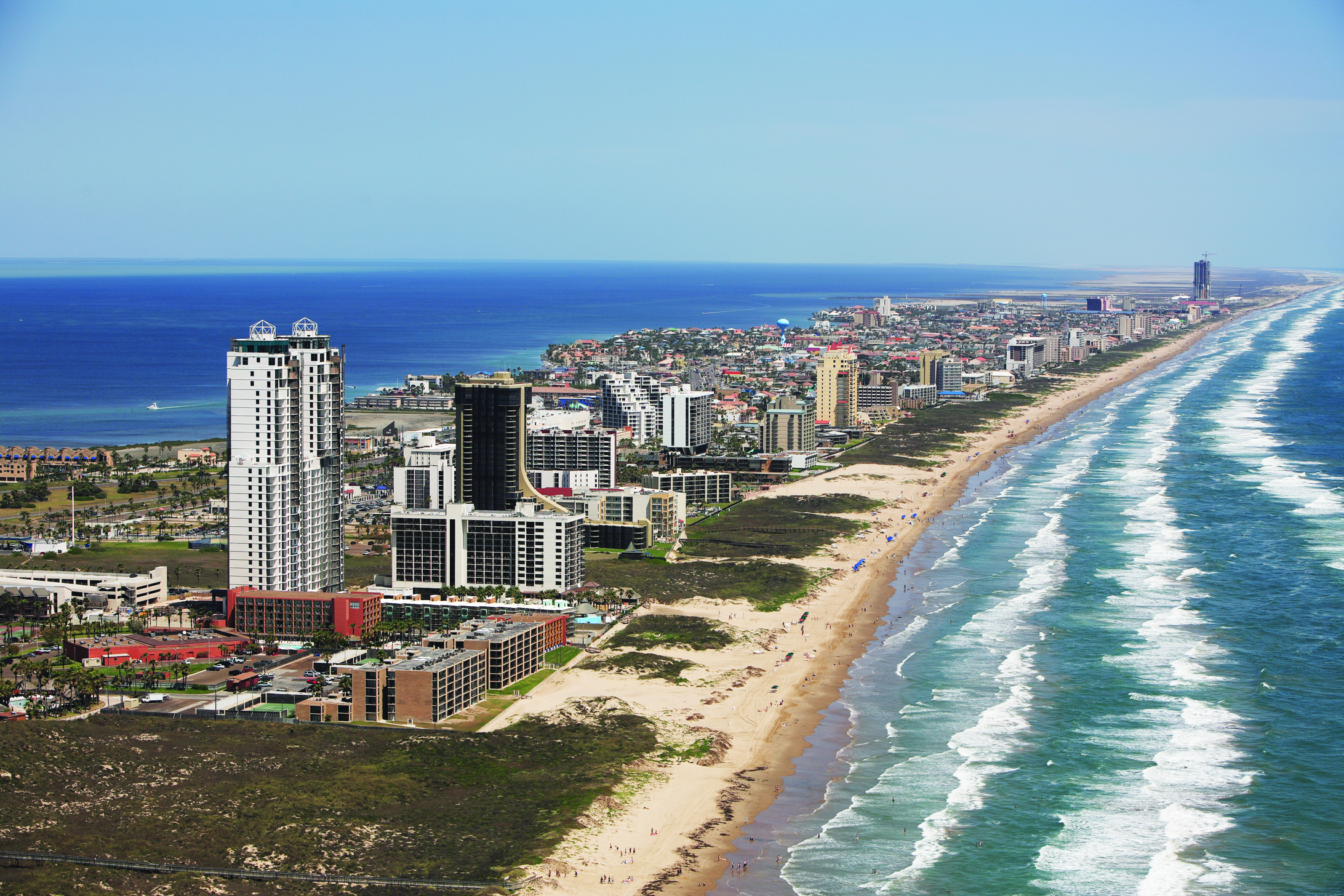 South Padre Island aerial  Kaleidoscope Adventures