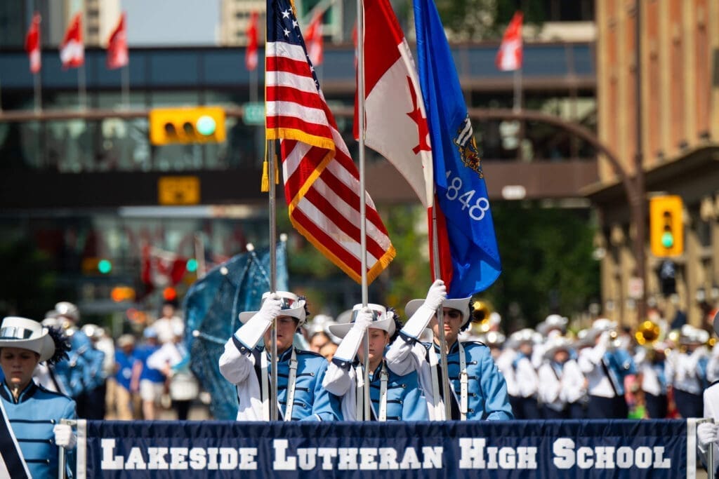 round up your marching band for the calgary stampede