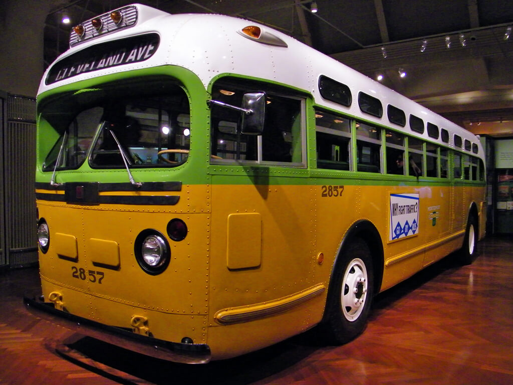 Detroit Black history trip Rosa Parks Bus