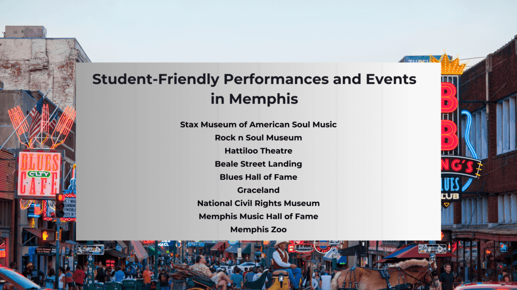 student performance trips Memphis