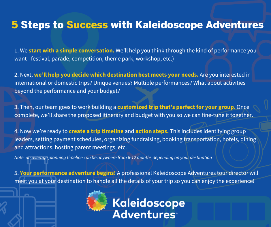 5 Steps to Success with Kaleidoscope Adventures